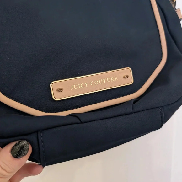 Navy And Beige Crossbody Juicy Couture Bag - Picture 2 of 9